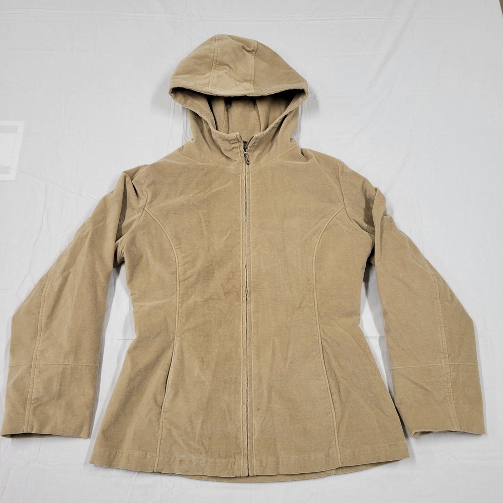 Static‎ Tan Hooded full zip jacket size L